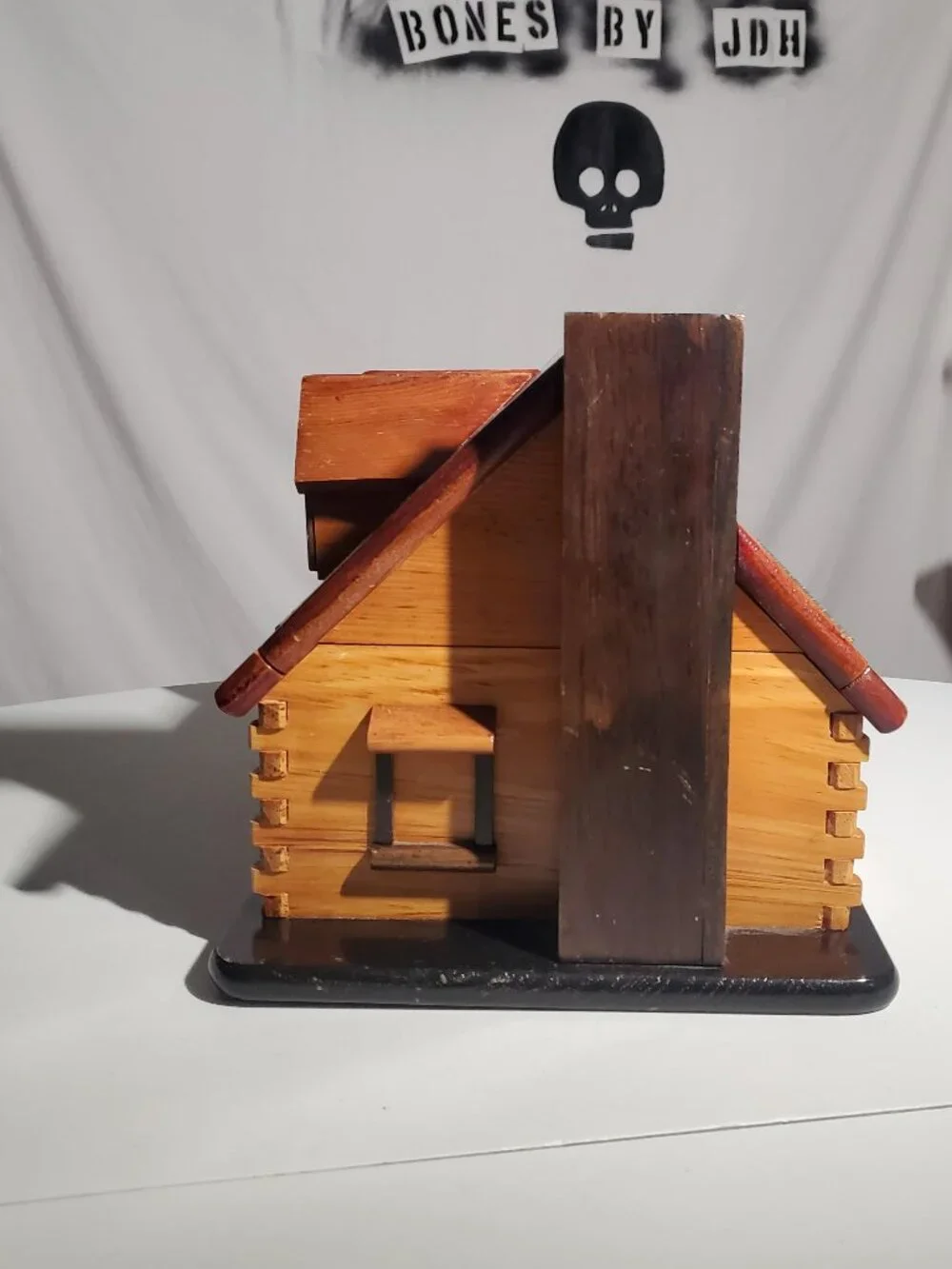 Wood House Jewelry Box - shipping included